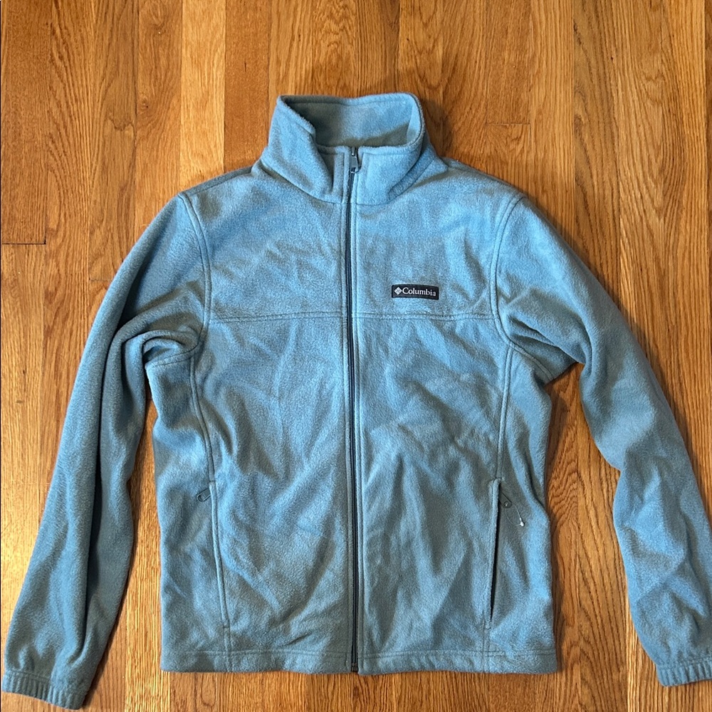 Columbia Light Blue Full-Zip Fleece NWOT